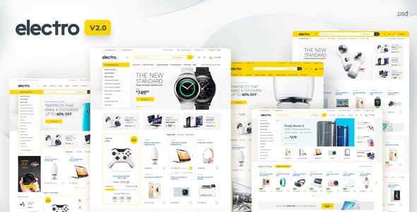 Electro - Electronics eCommerce PSD