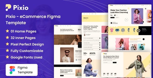 Pixio - eCommerce Figma Template