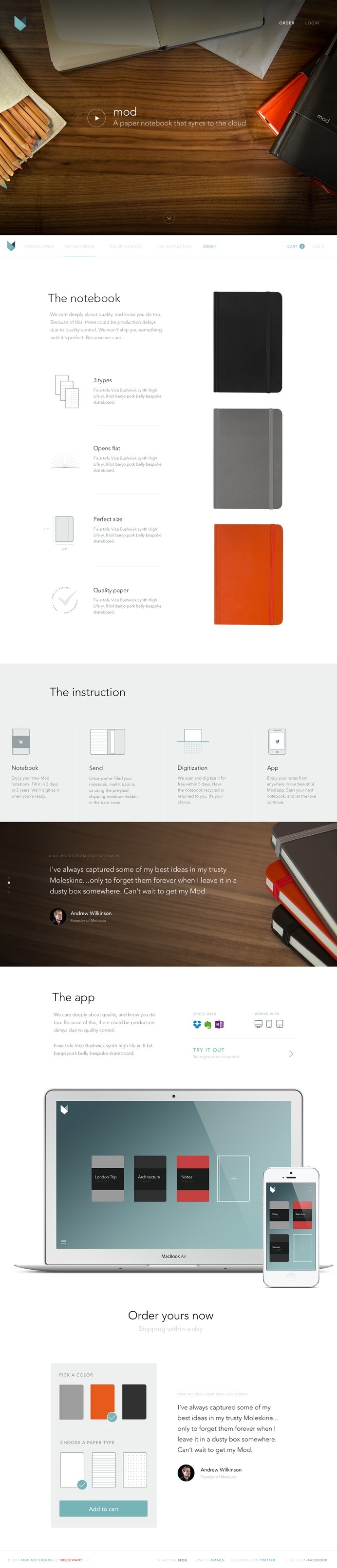 Mod-store-landing #web design #web site #landing page #product site