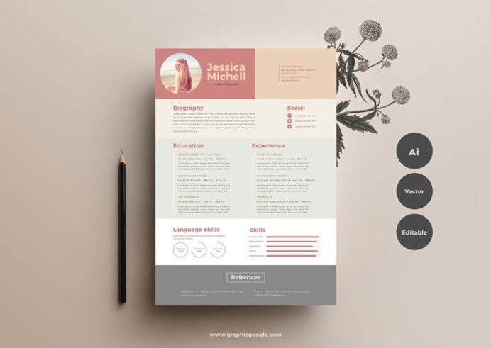 Free Elegant Resume Template