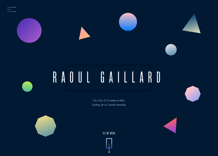 Raoul Gaillard - Portfolio