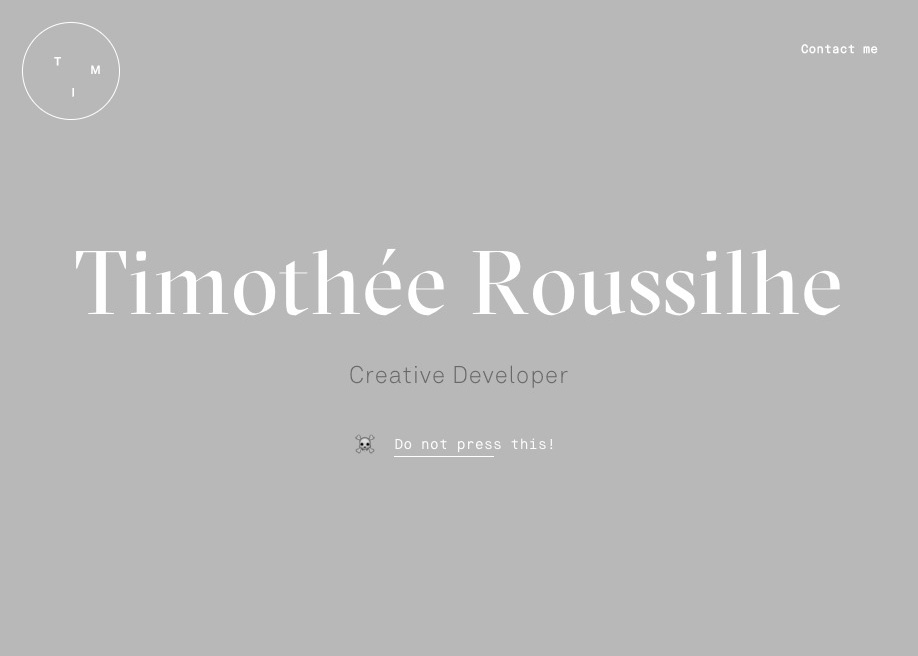 Tim Roussilhe Portfolio