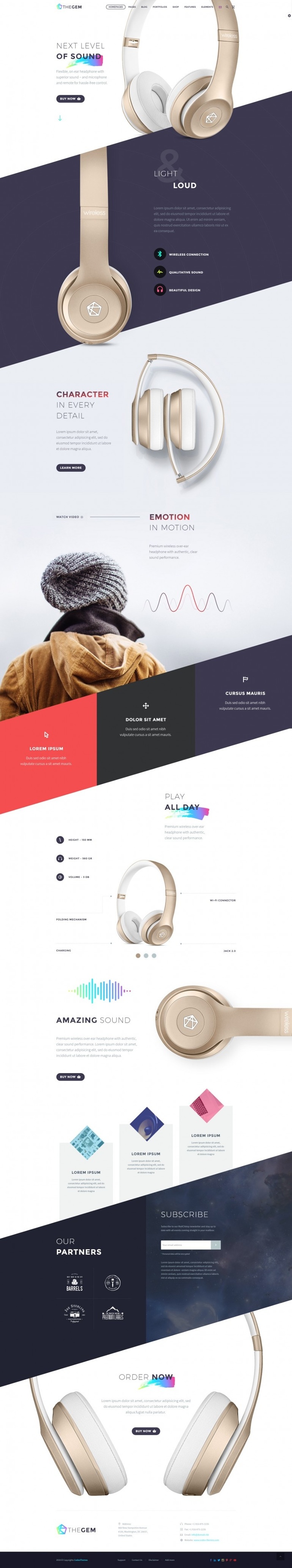 TheGem – Creative Product Landing Page