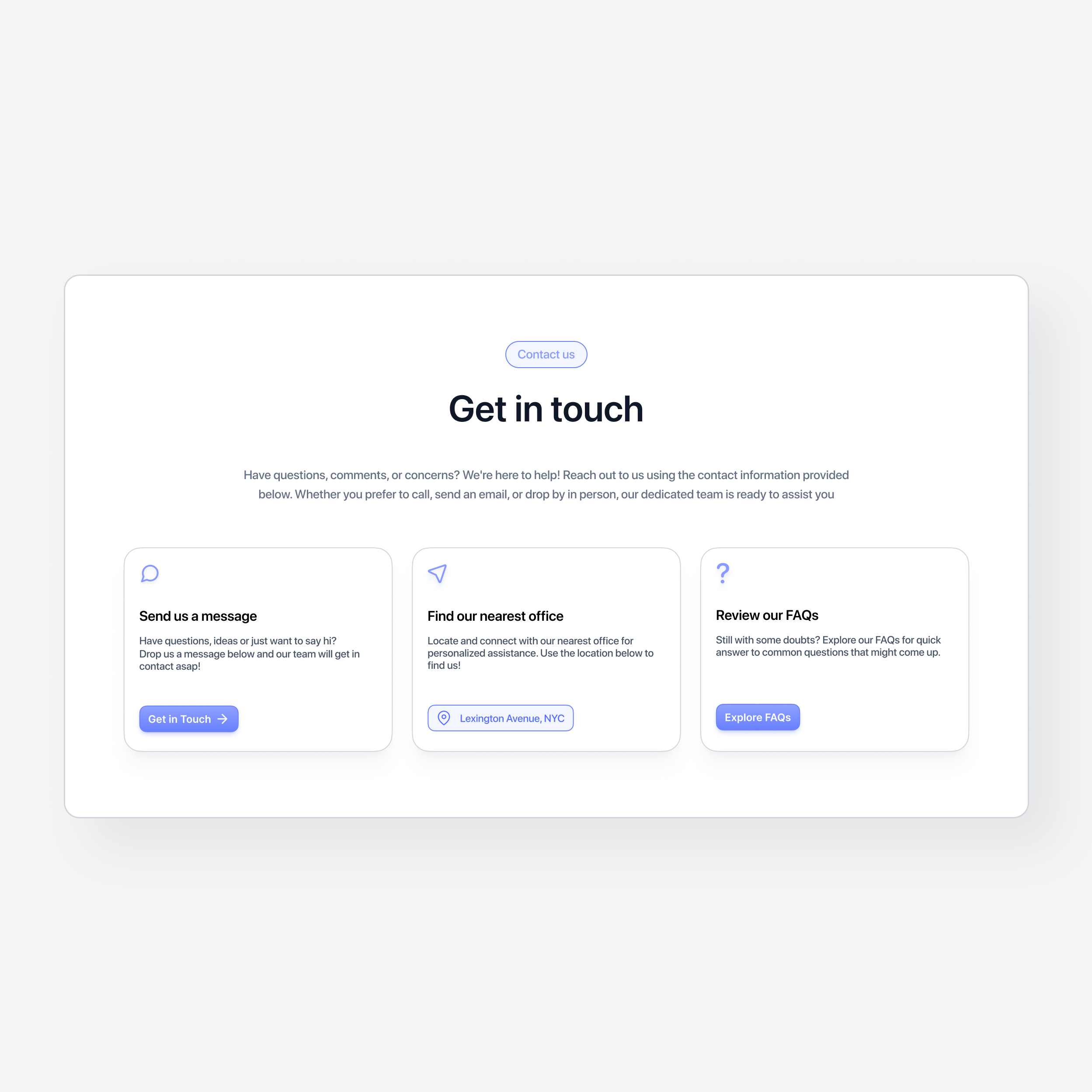 Contact Page Exploration