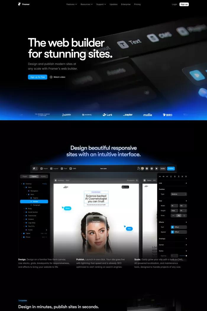 Framer - The internet is your canvas