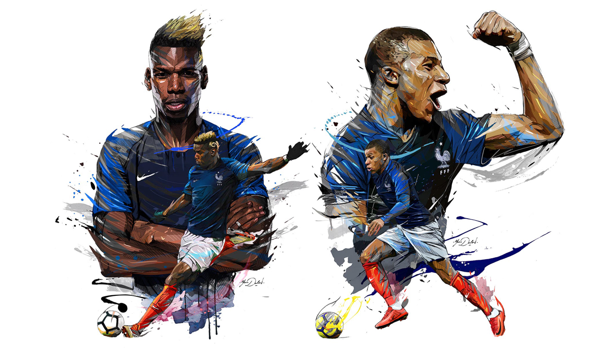 World Cup 2018 Illustrations: Félicitations les Bleus (France)