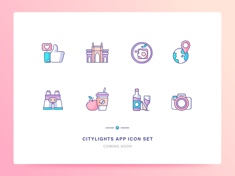 Citylights App Icons Set 3