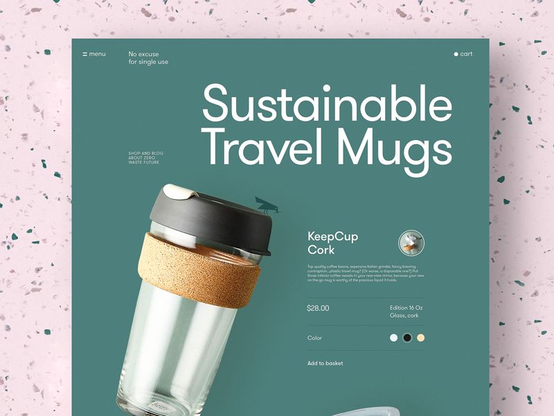 Zero Waste Life Website Product Page