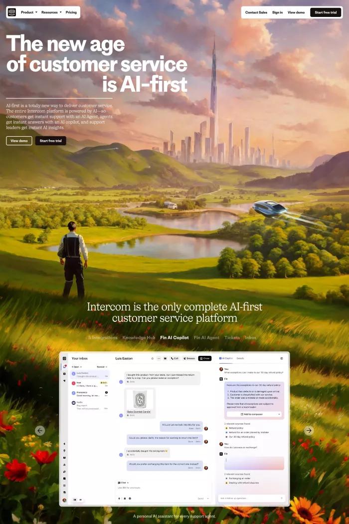 Intercom: The complete AI-first customer service solution