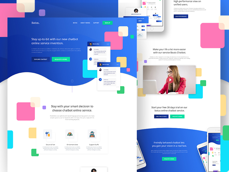 Botus Landing Page 2