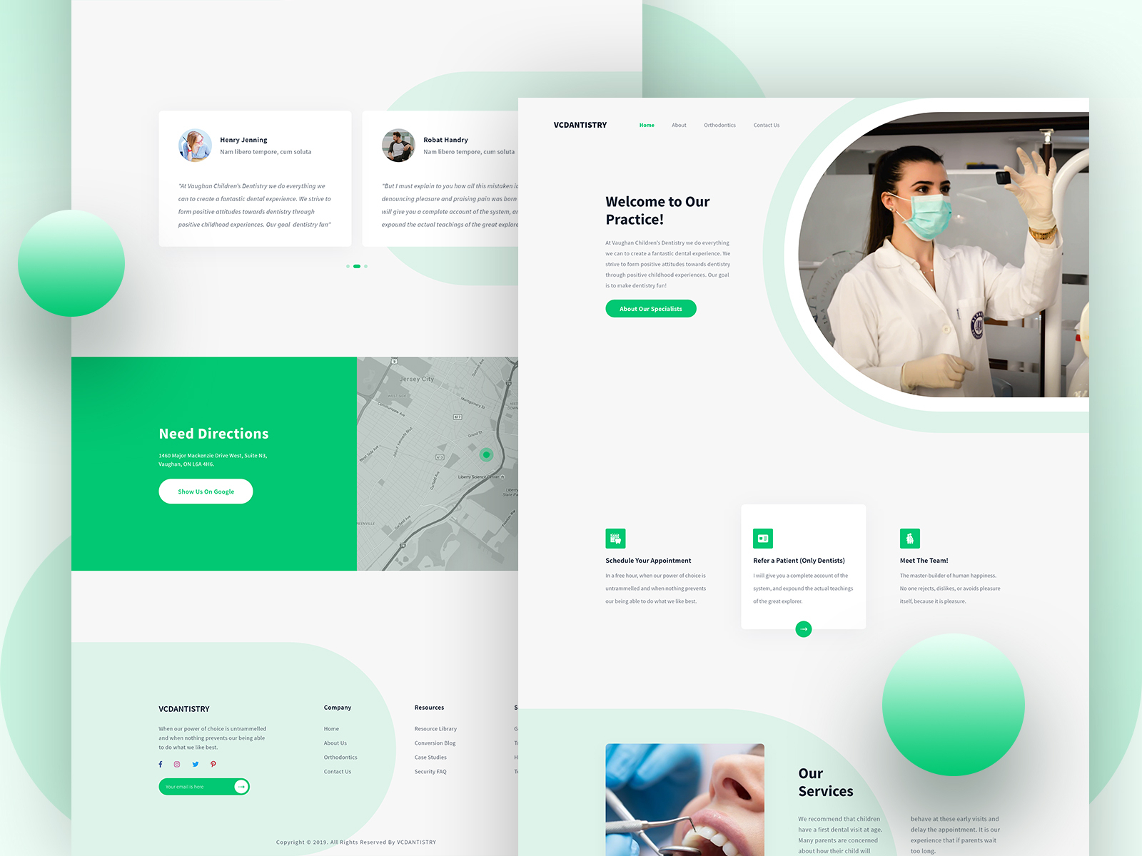 Dental Landing Page Design