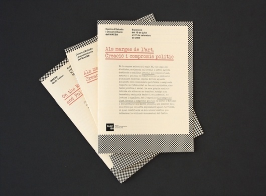 MACBA #print #brochure