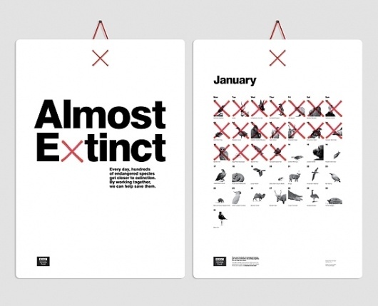 Creative Review - CR Annual: graphics picks #extinction #calendar #design #typography