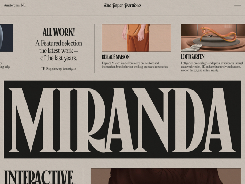 Miranda — Paper Portfolio