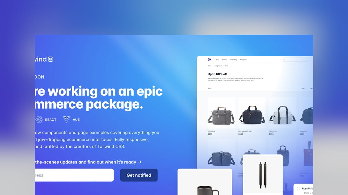 Website Inspiration: Tailwind UI Ecommerce