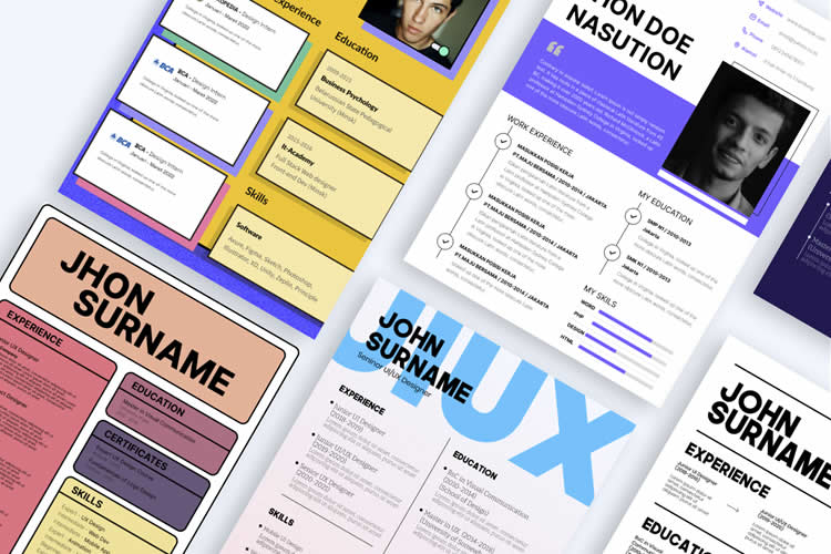 25+ Best Free Resume Templates for Figma