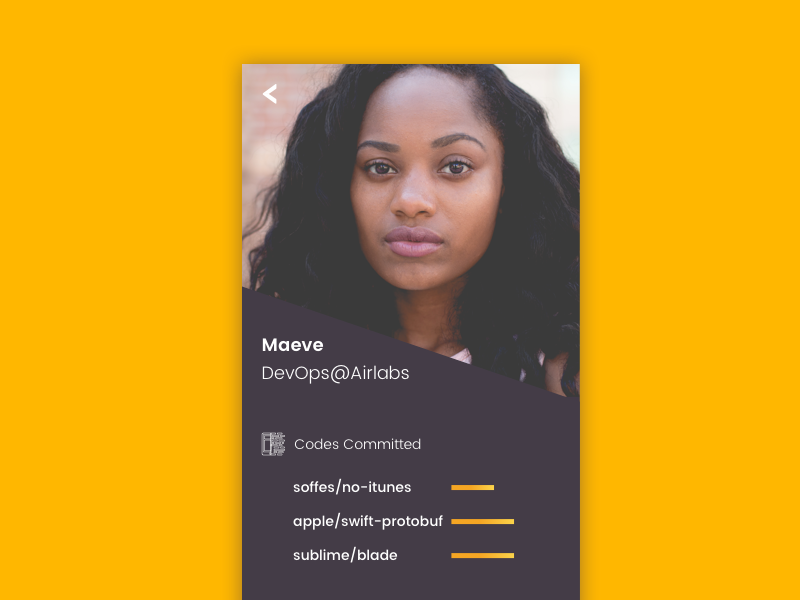 06#  DailyUI - User Profile