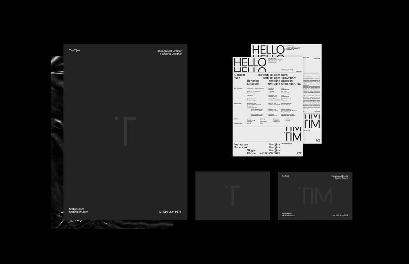 TIM - Personal Identity & Resume