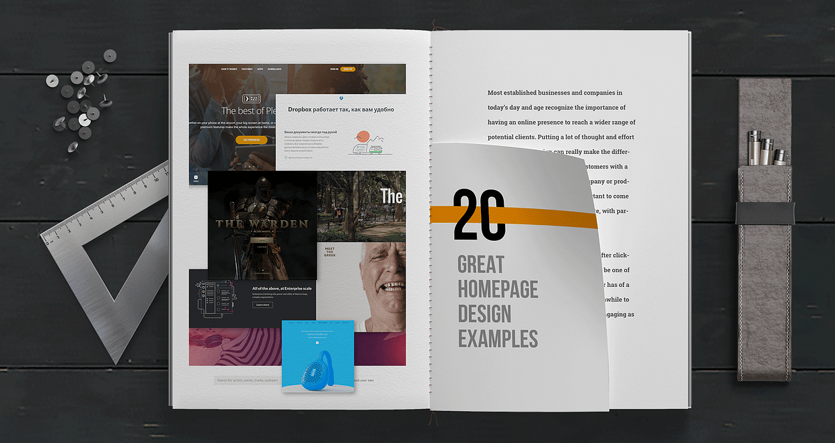 20 Greatest Home Page Design Examples
