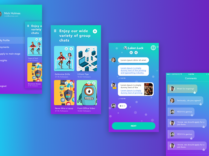 Chat App UI/UX