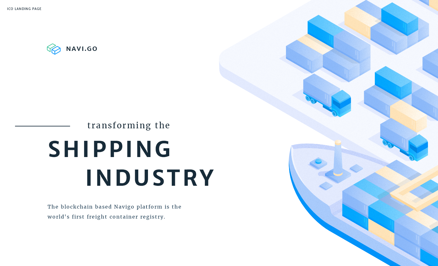 Navigo - ICO Landing Page