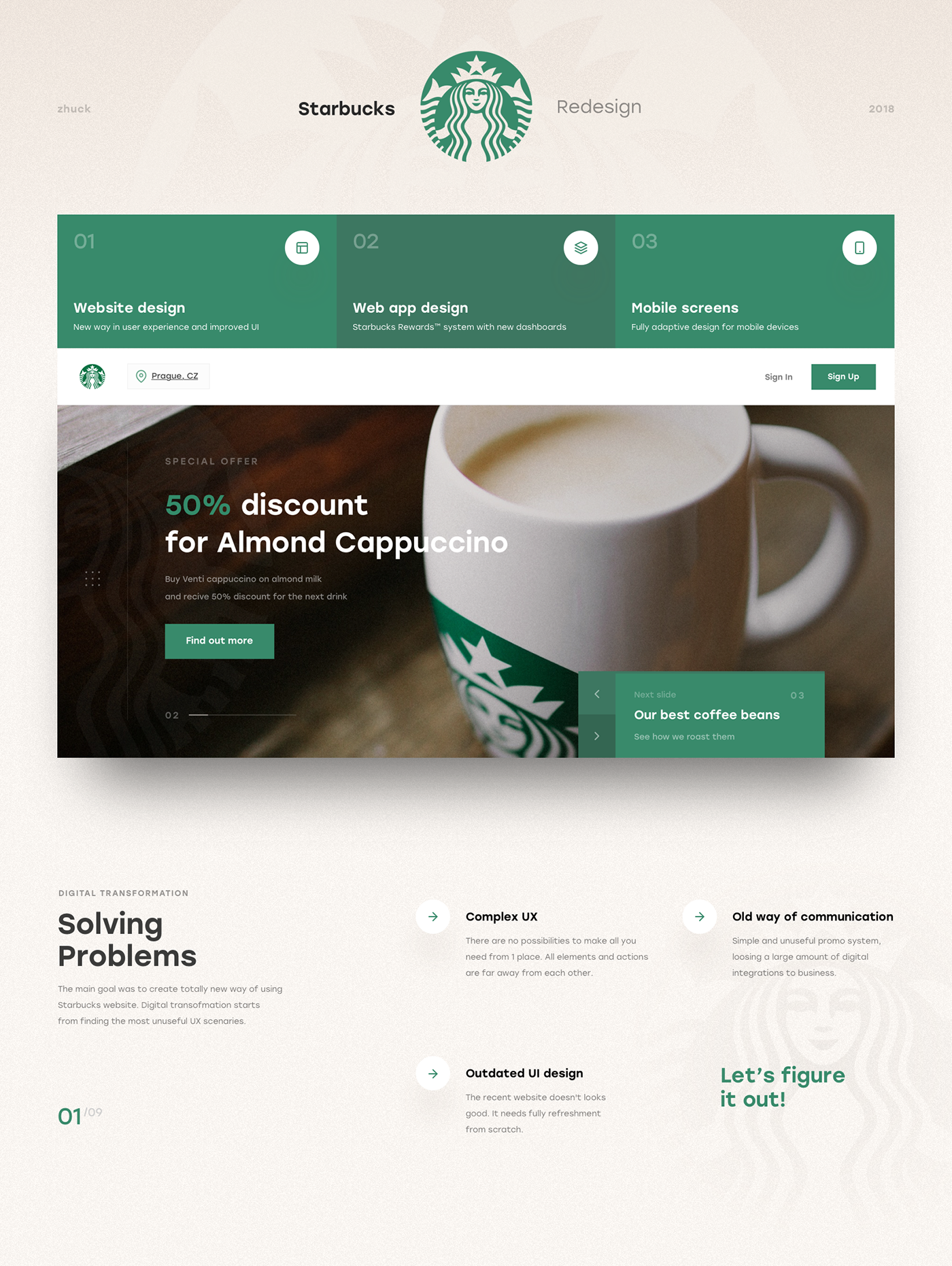 Starbucks Redesign | UX & UI