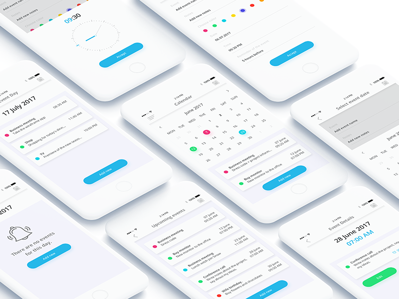 Calendar App Design