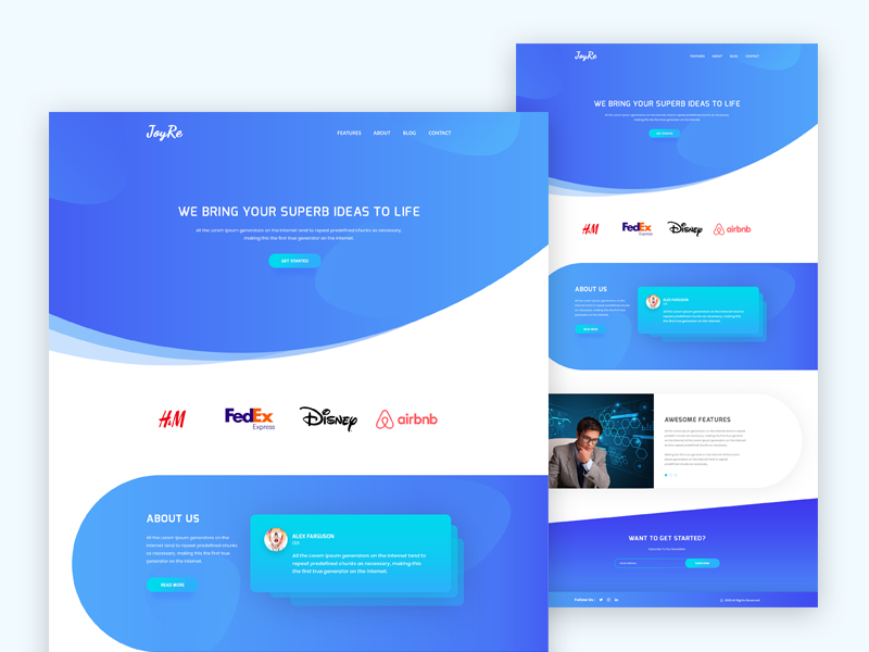 Landing Page Exploration