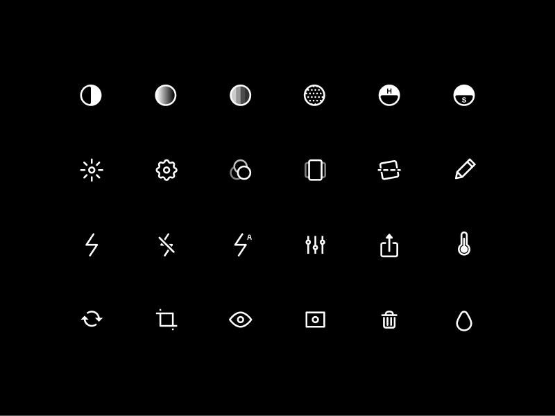 Photography App Icons