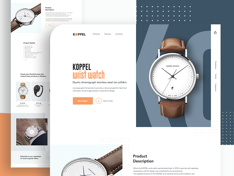 Product Landing page