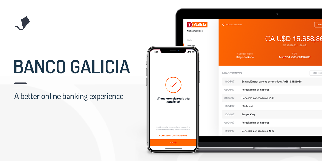 Banco Galicia - Web App Design Case Study