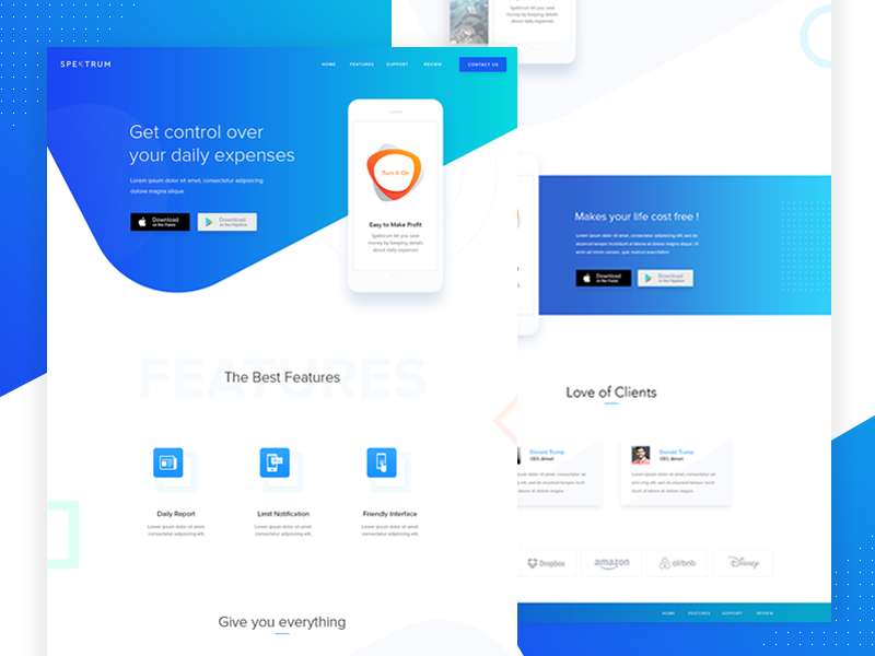 App Landing Page