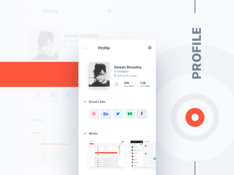 User Profile UI