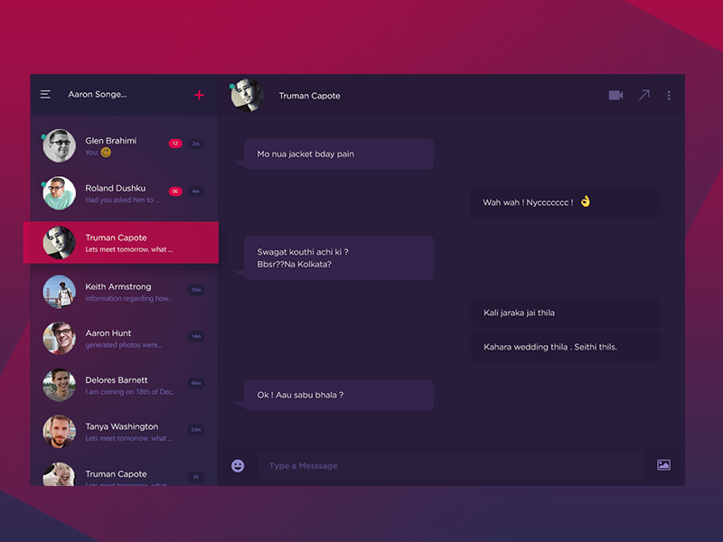 Chat module / UI Challenge — Week 06