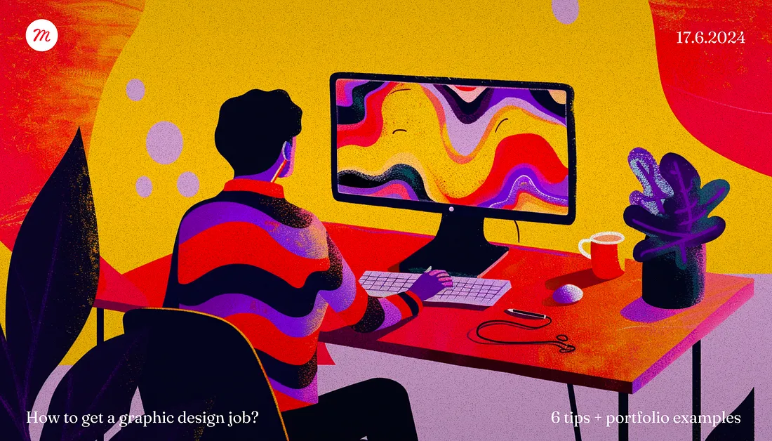 How to get a graphic design job? 6 tips + portfolio examples